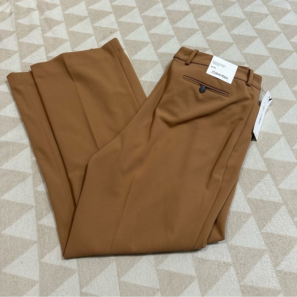 Tommy Hilfiger Womens Sutton Perforated Bootcut Pants - Picture 1 of 3